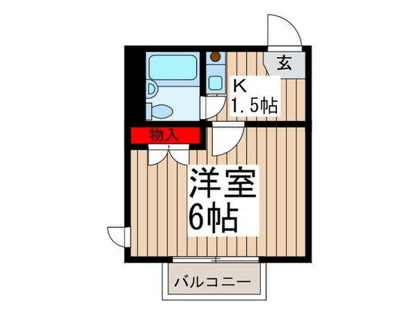 ヴィラン大宮の物件間取画像